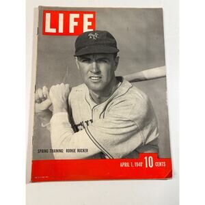 LIFE Magazine April 1 1940 Rookie Rucker vintage baseball WWII era ads